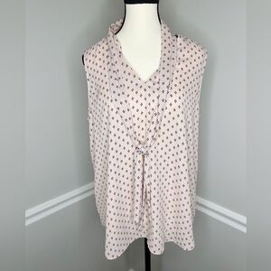 Ann Taylor Factory Sleevless tie Blouse